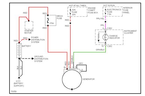 ford xb alternator wiring diagram 